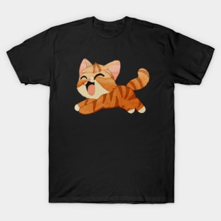 Very happy red cat T-Shirt